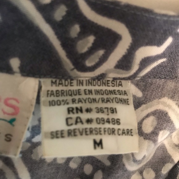 Vintage 90s Passports Pier 1 Imports Full-Wrap belt dress M. - Picture 6 of 8